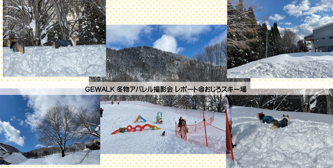 GEWALK 冬物アパレル撮影会レポート＠おじろスキー場