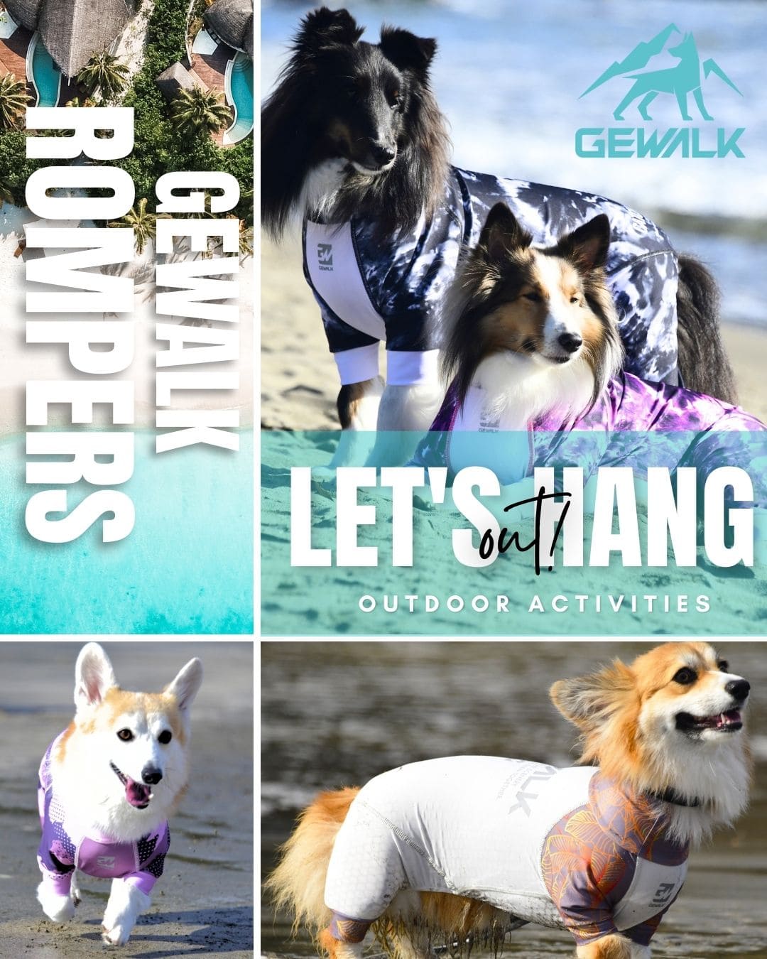 GEWALK 2025年春夏ロンパース 各種ご紹介！ - LUXCOLLE