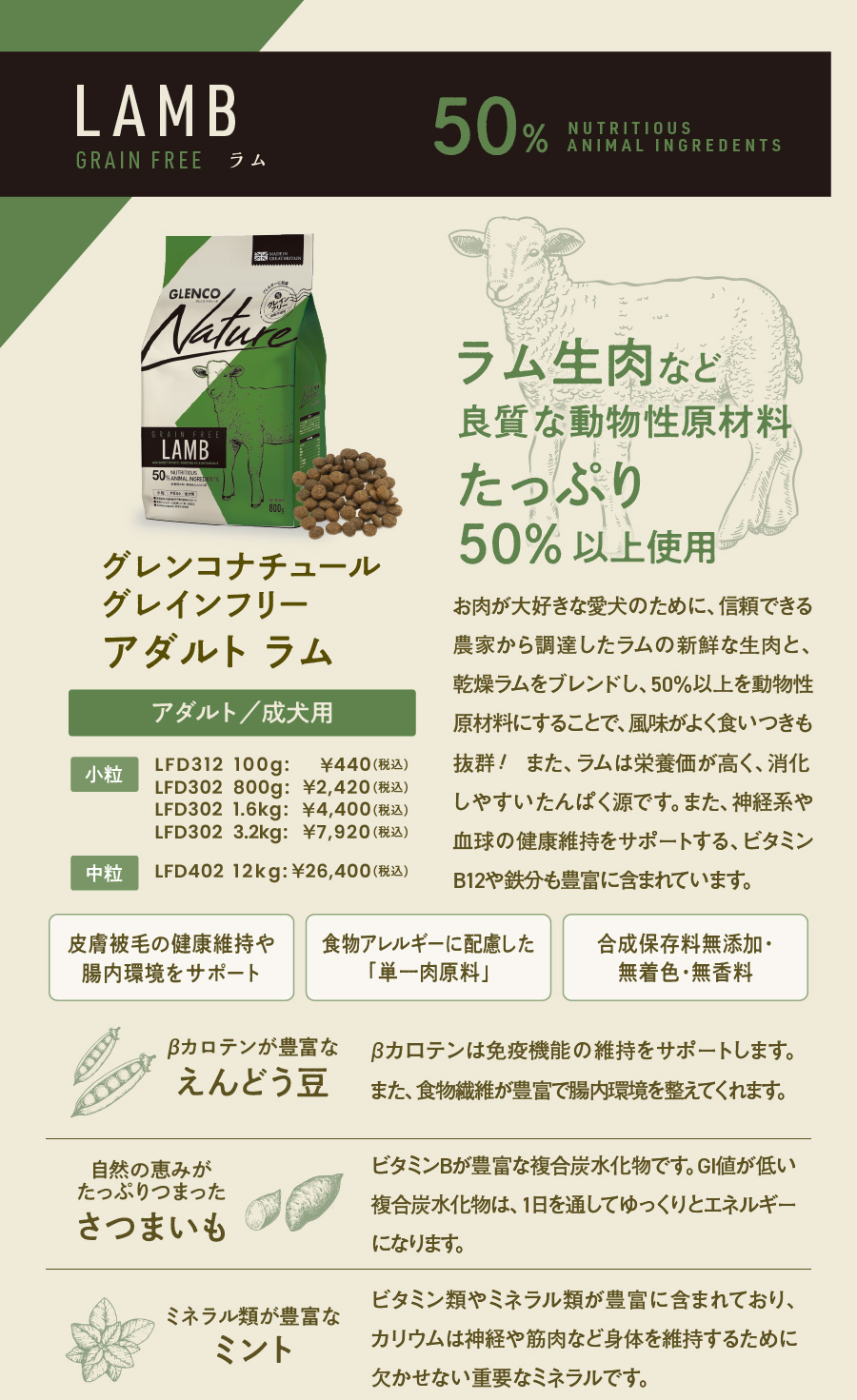 GLENCOナチュールラム